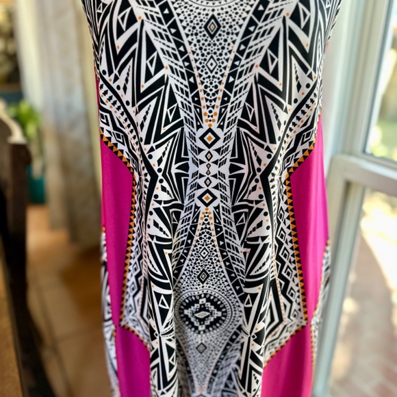 Pink & Black Sun Dress - Excellent Condition!! - Picture 7 of 9